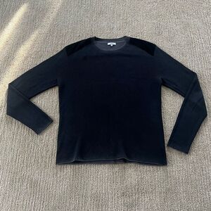 Joes Jeans Men’s Black and Grey Sweater